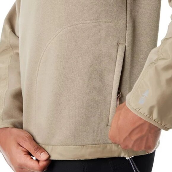 Bass Outdoor Sweatshirt Men's -Green-Reg-Fit-Convertible Hood 1/4-Zip-NWT - Picture 4 of 8